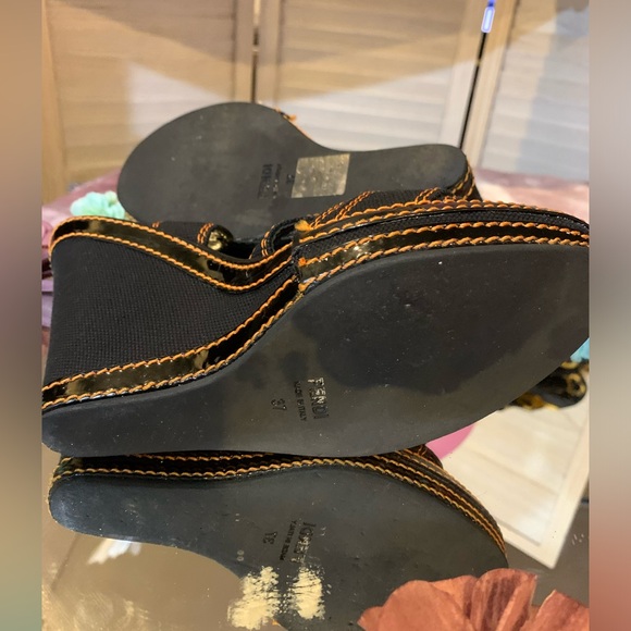 EUC❤️‍🔥FENDI canvas espadrilles. - Picture 10 of 12